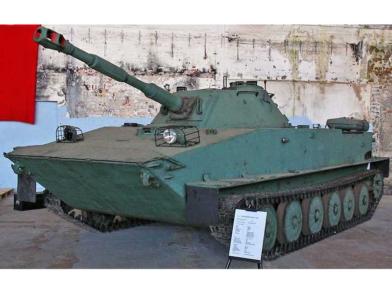 PT-76B Russian amphibious light tank