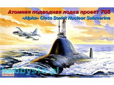 Alfa class Russian nuclear powered submarine [project 705/705K L - image 1