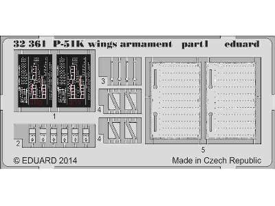 P-51K wings armament 1/32 - Dragon - image 2