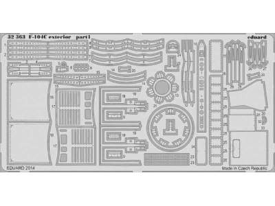 F-104C exterior 1/32 - Italeri - image 1