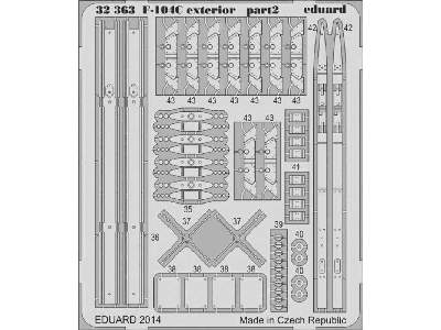 F-104C exterior 1/32 - Italeri - image 3