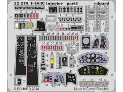 F-104C interior S. A. 1/32 - Italeri - image 1
