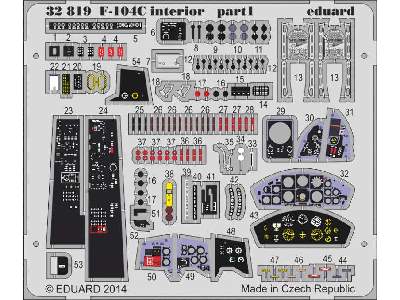 F-104C interior S. A. 1/32 - Italeri - image 2