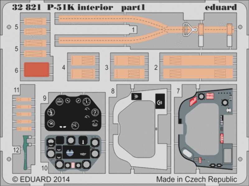 P-51K interior S. A. 1/32 - Dragon - image 1