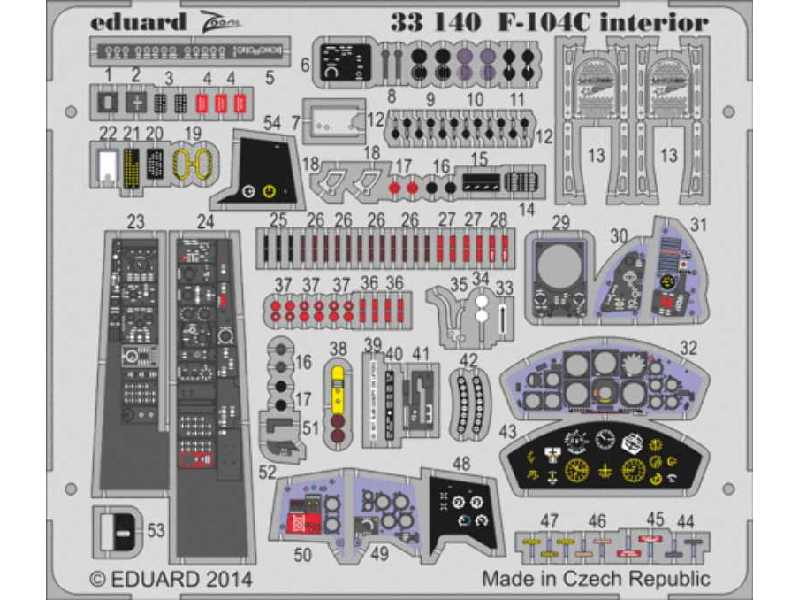 F-104C interior S. A. 1/32 - Italeri - image 1