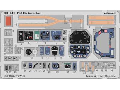 P-51K interior S. A. 1/32 - Dragon - image 1