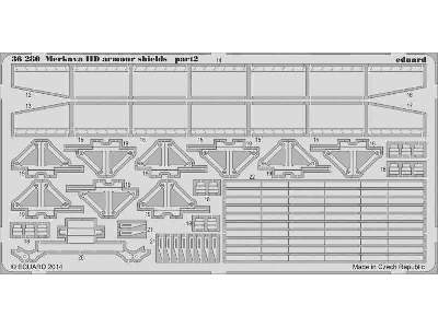 Merkava IID armour shields 1/35 - Academy Minicraft - image 3