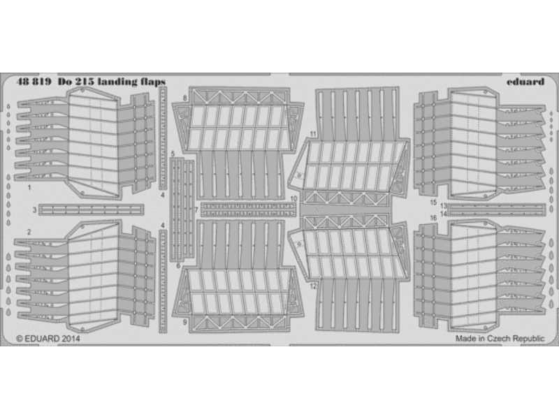 Do 215 landing flaps 1/48 - Icm - image 1