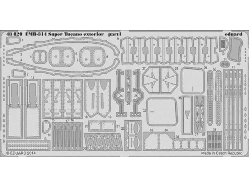 EMB-314 Super Tucano exterior 1/48 - Hobby Boss - image 1