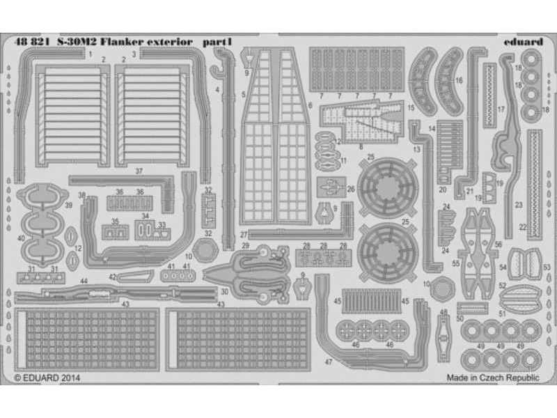 S-30M-2 Flanker exterior 1/48 - Academy Minicraft - image 1