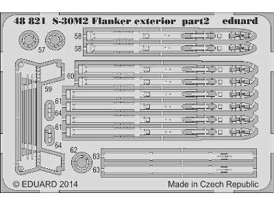 S-30M-2 Flanker exterior 1/48 - Academy Minicraft - image 3