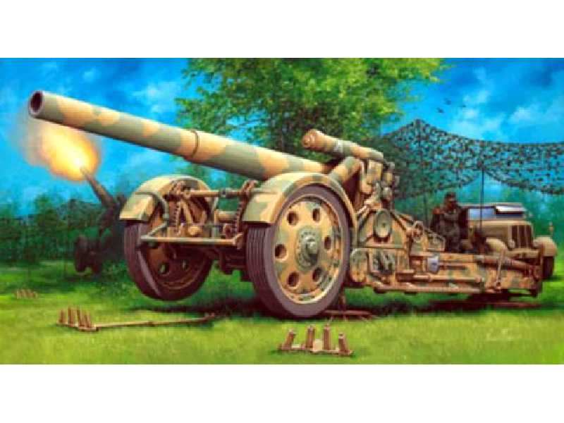 German heavy artillery gun 21cm Morser 18 - image 1