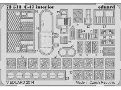 C-47 interior S. A. 1/72 - Airfix - image 1