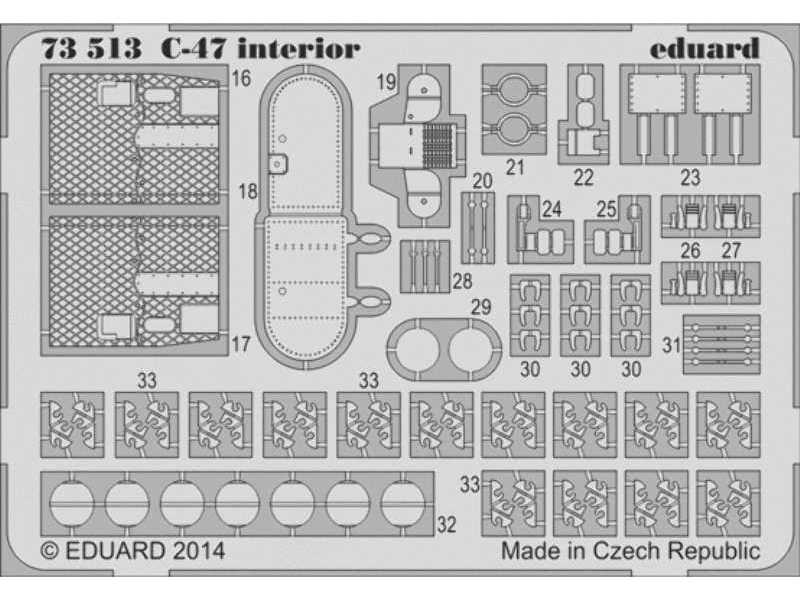 C-47 interior S. A. 1/72 - Airfix - image 1