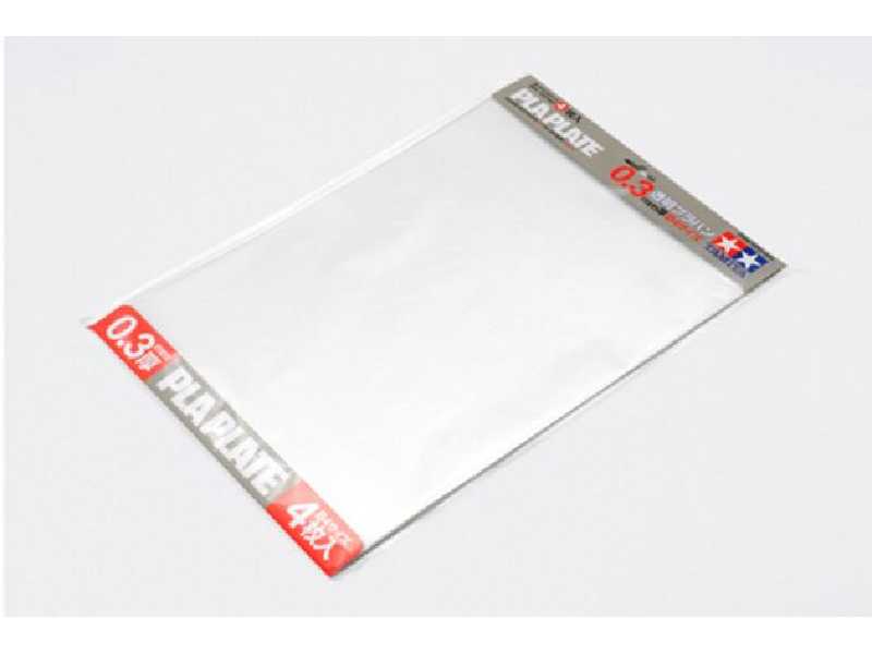 Clear Transparent Plastic Plate 0.3 mm B4 Size - 1 sheet - image 1