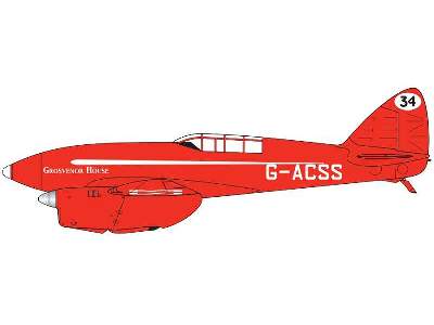 De Havilland DH.88 Comet Racer Red - image 3