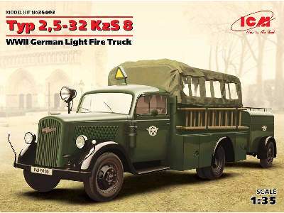 Opel Blitz Typ 2,5-32 KzS 8, WWII German Light Fire Truck - image 1