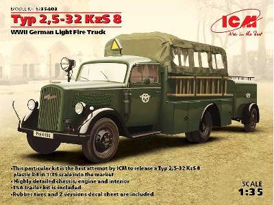 Opel Blitz Typ 2,5-32 KzS 8, WWII German Light Fire Truck - image 12