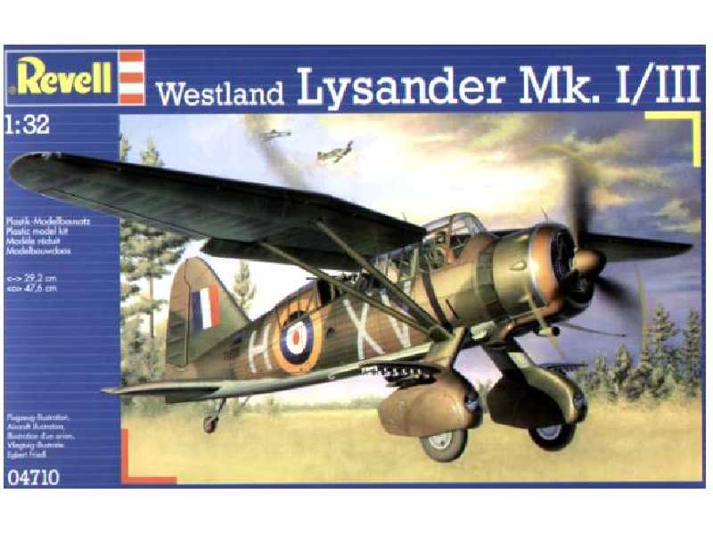 Westland Lysander Mk. I/III - image 1 Westland Lysander Mk. I/III - image 1