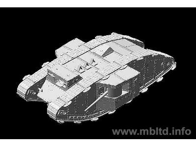 MK II Male - British Tank, Arras Battle period, 1917 - image 5