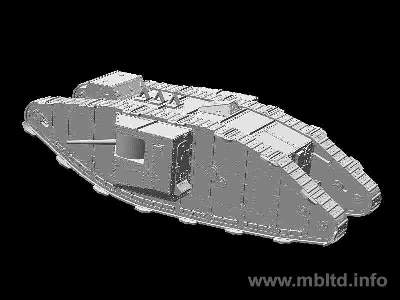 MK II Male - British Tank, Arras Battle period, 1917 - image 6