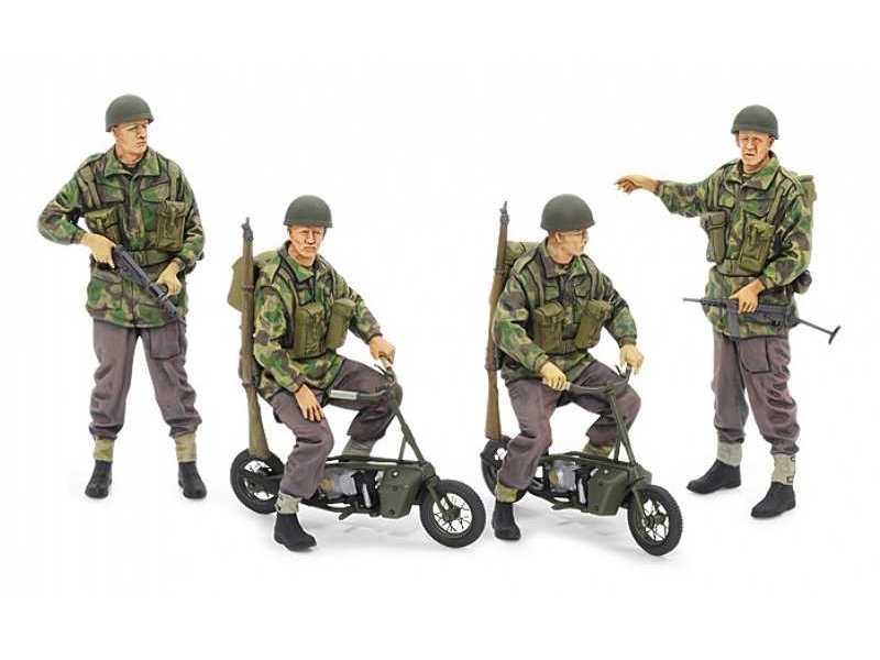 British Paratroopers - w/Small Motorcycle - image 1
