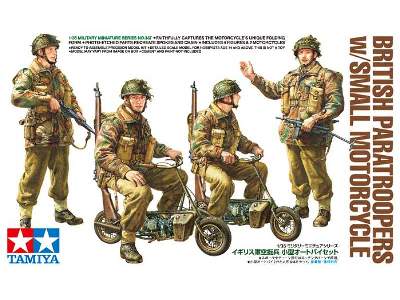British Paratroopers - w/Small Motorcycle - image 2
