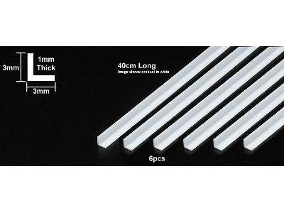 Plastic Beam 3mm L-Shaped - clear - 6 pcs. - image 1