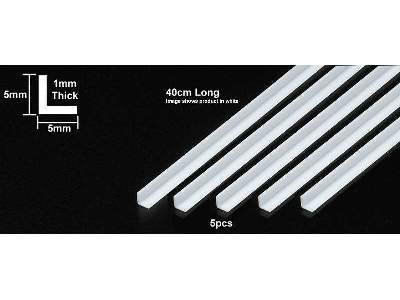 Plastic Beam 5mm L-Shaped - clear - 5 pcs. - image 1