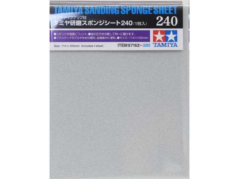 Sanding Sponge Sheet - 240 - image 1