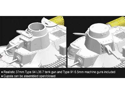 IJA Type 95 Ha-Go Light Tank Late Production - image 4