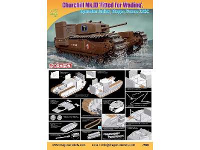 Churchill Mk.III w/Deep Wading Kit Operation Jubilee, Dieppe  - image 2