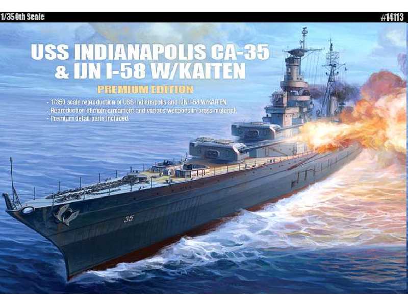 USS Indianapolis CA-35 & IJN I-58 w/Kaiten - Premium Edition - image 1