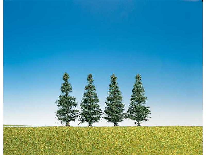 4 Fir trees - image 1
