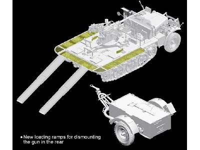 Sd.Kfz.10/4 fur 2cm FlaK 30, 1940 Production w/Ammo Trailer - image 3