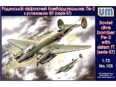 Soviet dive bomber Pe-2 with sistem FT (serie 87) - image 1