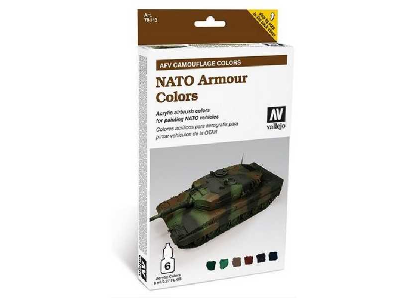 NATO Armour Colors - AFV Painting System - 6 pcs. - image 1