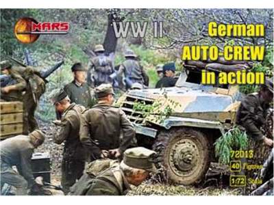 WWII German auto-crew in action   - image 1
