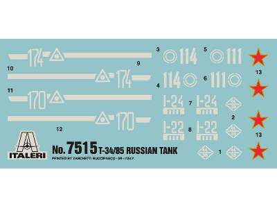 T-34/85 - 2 fast assembly models - image 3