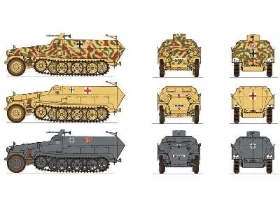 Sd.Kfz. 251/1 Ausf. C - 2 fast assembly models - image 4