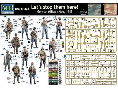 Let's stop them here! German Military Men, 1945 - image 2