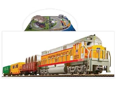 Cargo train with layout starter set - image 2