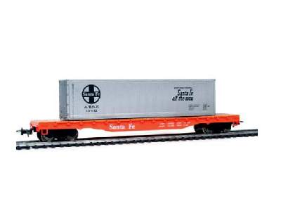 Flat car with container AT&SF - image 1