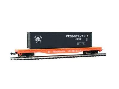 Flat car with container PRR - Pennsylvania  - image 1