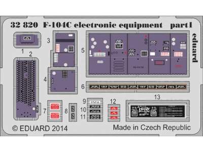 F-104C electronic equipment 1/32 - Italeri - image 1