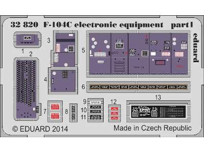 F-104C electronic equipment 1/32 - Italeri - image 2