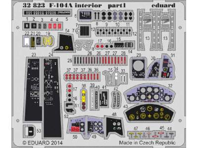 F-104A interior S. A. 1/32 - Italeri - image 1