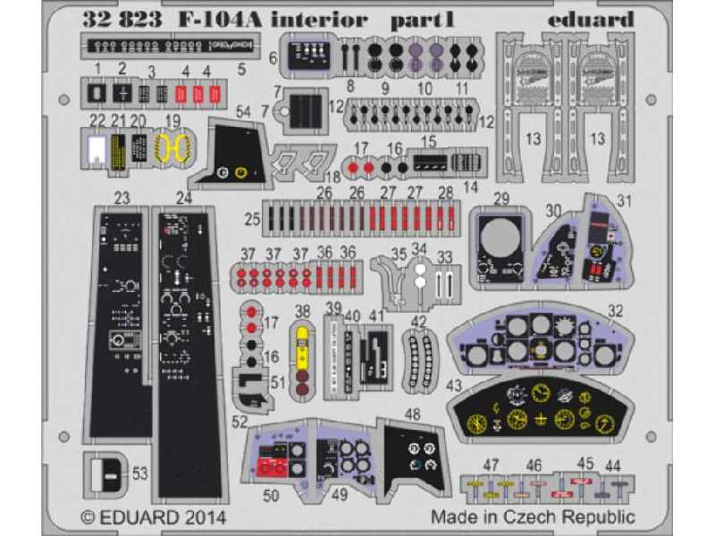 F-104A interior S. A. 1/32 - Italeri - image 1