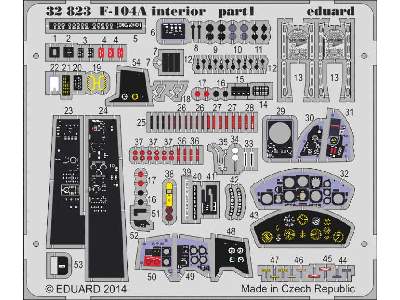 F-104A interior S. A. 1/32 - Italeri - image 2