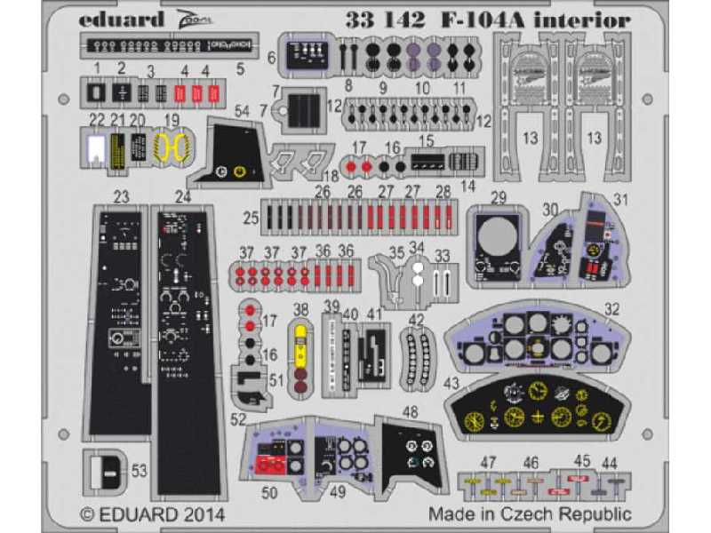 F-104A interior S. A. 1/32 - Italeri - image 1